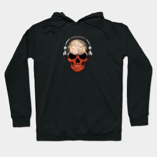 Dark Skull Deejay with Polish Flag Hoodie